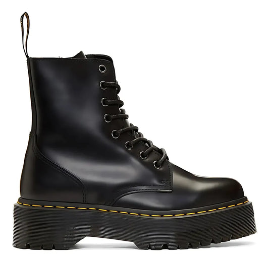Botines Estilo D Marten's Plataforma Hombre E-Cuero Negro - Caja de 12 Pares