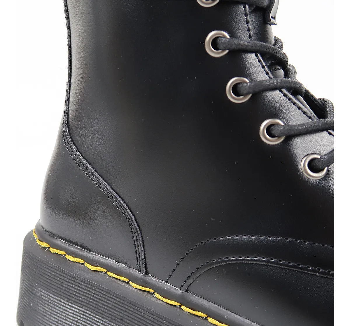 Botines Estilo D Marten's Plataforma Hombre E-Cuero Negro - Caja de 12 Pares