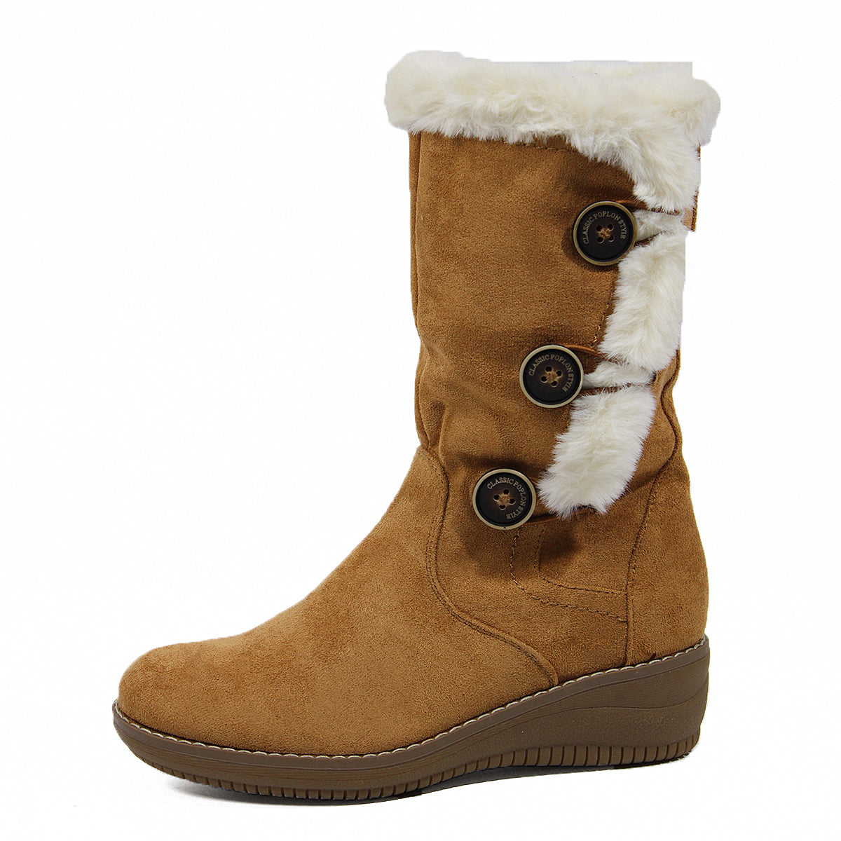 Botines Forro Interior Chiporro Camel - Caja de 6 Pares