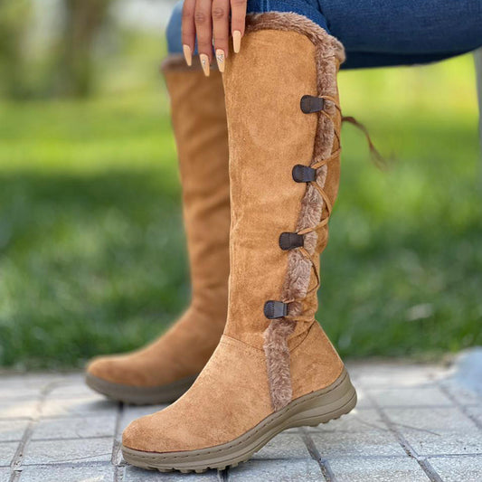 Bota Larga Forro Interior de Chiporro Camel - Caja de 12 Pares