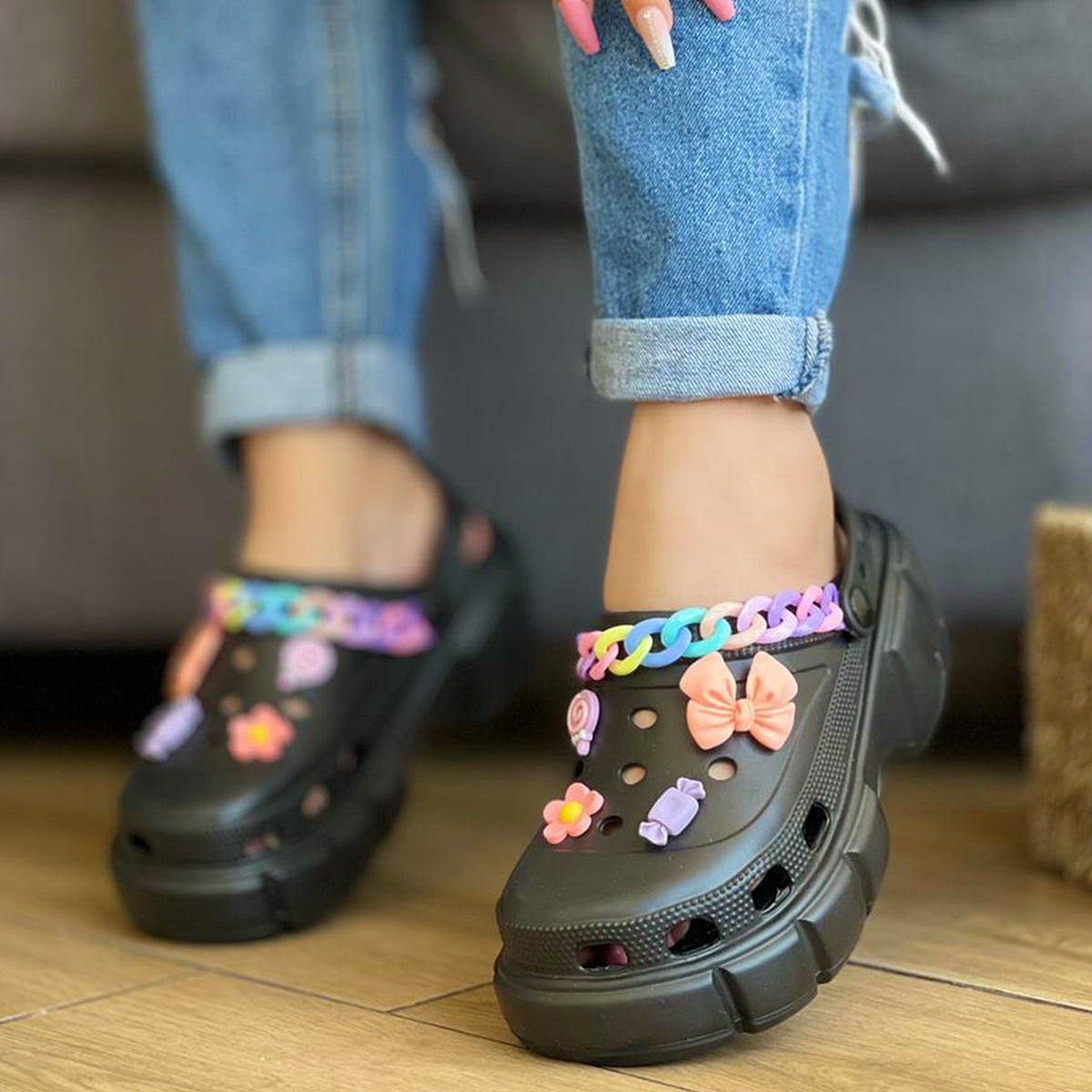 Suecos Estilo Crocs C1 - Caja de 24 Pares
