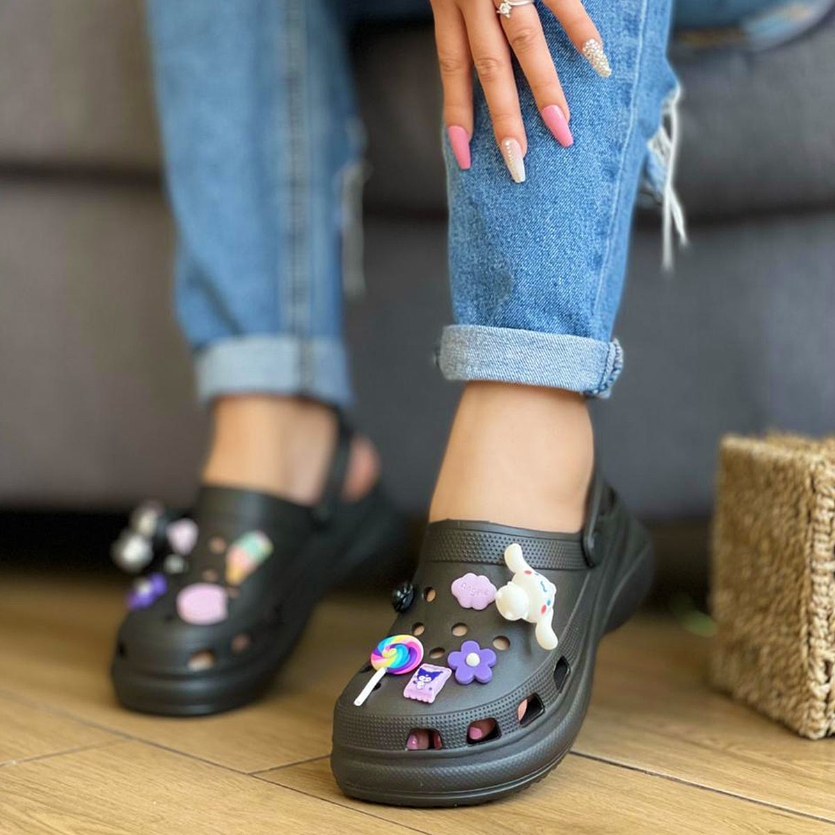 Suecos Estilo Crocs DD02 - Caja de 24 Pares