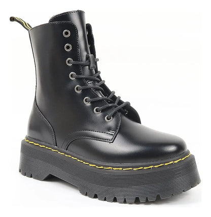 Botín Con Plataforma Mujer Bototo S6 Negro - Caja de 12 Pares