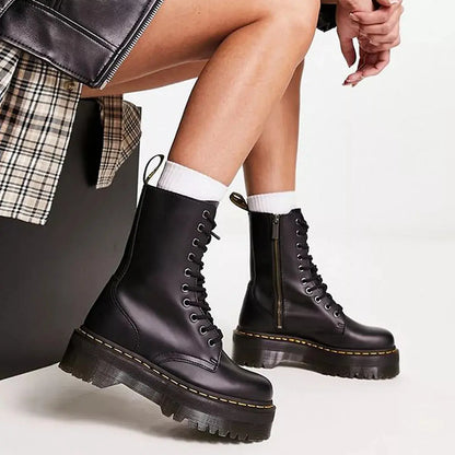 Bototo Alto Con Plataforma Mujer S10 Negro - Caja de 12 Pares