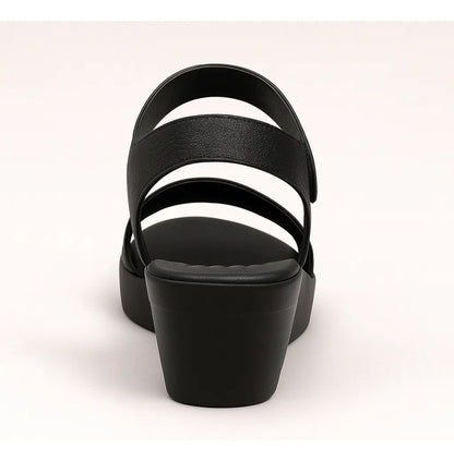 Sandalia Lazo Metálico Negra - Caja de 12 Pares