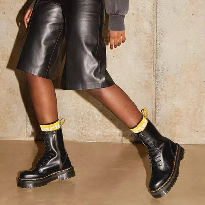 Bototo Alto Con Plataforma Mujer S10 Negro - Caja de 12 Pares