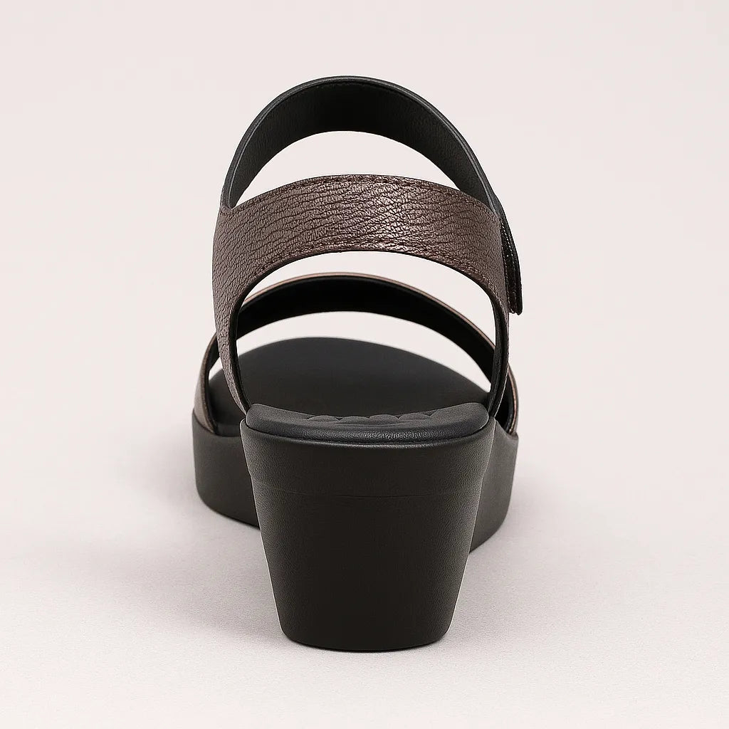 Sandalia Lazo Metálico Gris - Caja de 8 Pares