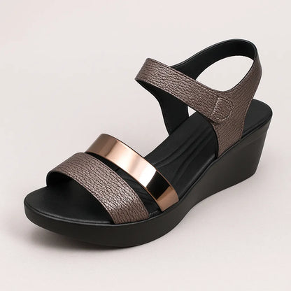 Sandalia Lazo Metálico Gris - Caja de 8 Pares
