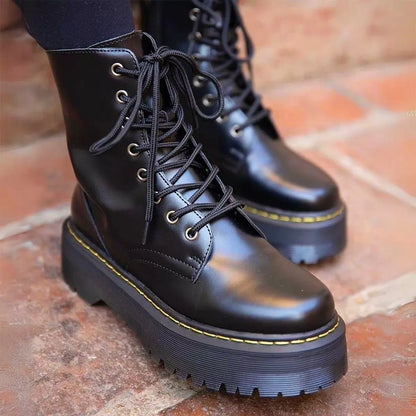 Botín Con Plataforma Mujer Bototo S6 Negro - Caja de 12 Pares
