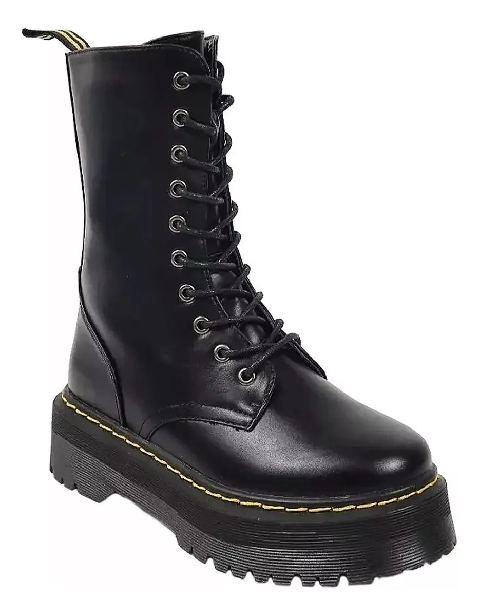 Bototo Alto Con Plataforma Mujer S10 Negro - Caja de 12 Pares