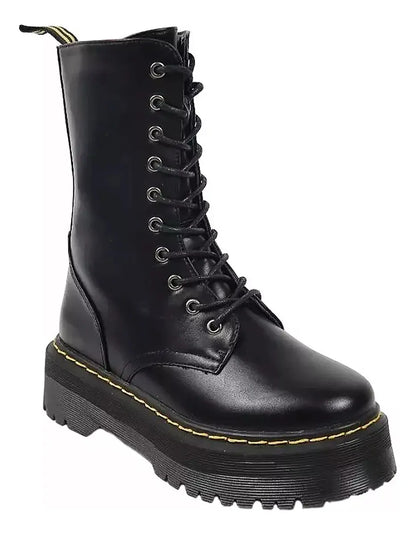 Bototo Alto Con Plataforma Mujer S10 Negro - Caja de 12 Pares