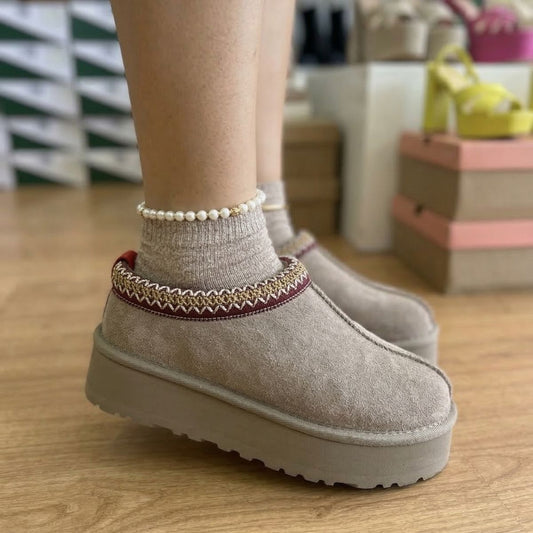 Pantufla de Gamuza Mujer Tazz Chiporro Khaki - Caja de 12 Pares