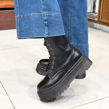Botín Con Plataforma Mujer Bototo S6 Negro - Caja de 12 Pares