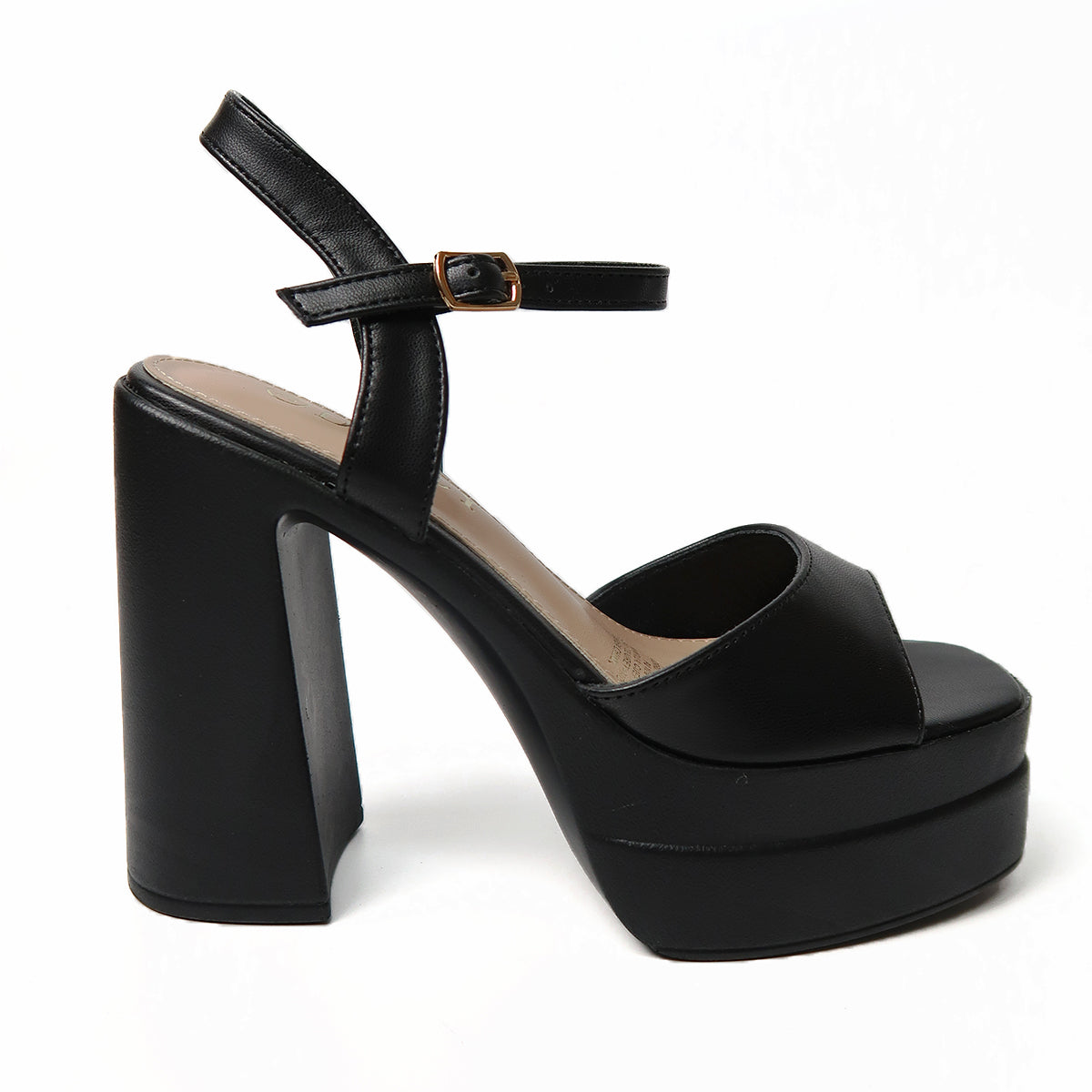 Sandalia de Fiesta Taco Alto Negro - Caja de 8 Pares