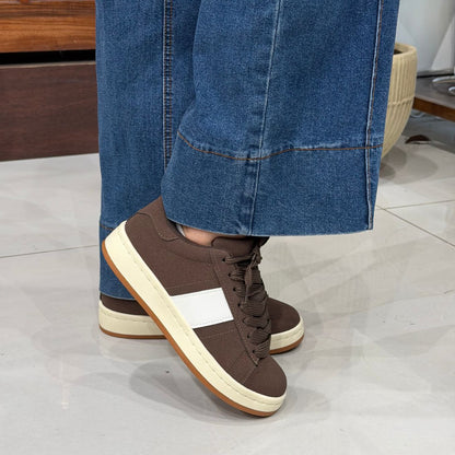 Zapatilla Café Deportiva Mujer Casual - Caja de 12 Pares