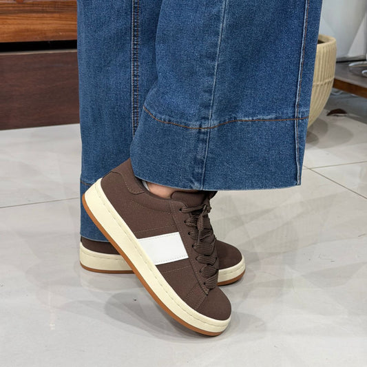 Zapatilla Café Deportiva Mujer Casual - Caja de 12 Pares