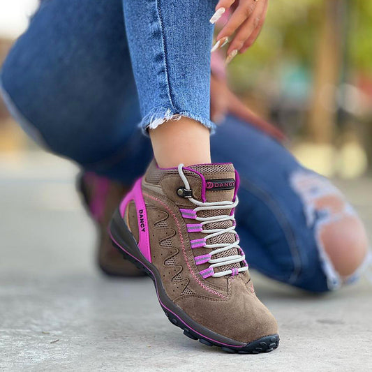 Zapatilla de Trekking Outdoor Mujer Colores - Caja de 8 Pares