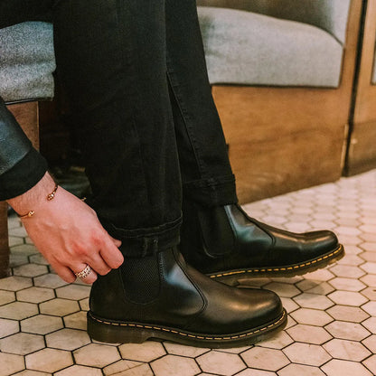 Botas Chelsea Black Stitch Unisex - Caja de 12 pares